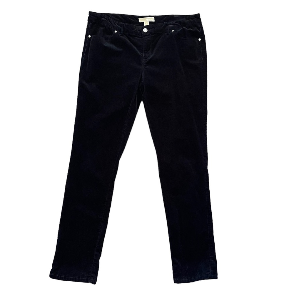 Michael Kors Simple Classic Corduroy Mid Rise Trouser Pants (size 10)